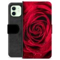 iPhone 12 Premium Lompakkokotelo - Ruusu