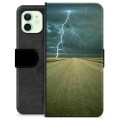 iPhone 12 Premium Lompakkokotelo - Myrsky