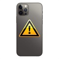 iPhone 12 Pro Takakannen Korjaus - sis. kehys - Musta