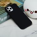 iPhone 12 Pro Max Liquid Silicone Suojakuori - Musta