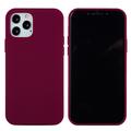 iPhone 12 Pro Max Liquid Silicone Suojakuori (Avoin pakkaus - Erinomainen) - Tummanvioletti