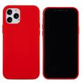 iPhone 12 Pro Max Liquid Silicone Suojakuori - Punainen