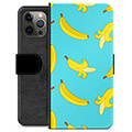 iPhone 12 Pro Max Premium Lompakkokotelo - Banaanit