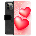 iPhone 12 Pro Max Premium Lompakkokotelo - Rakkaus