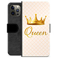 iPhone 12 Pro Max Premium Lompakkokotelo - Kuningatar