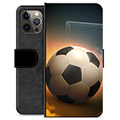 iPhone 12 Pro Max Premium Lompakkokotelo - Jalkapallo