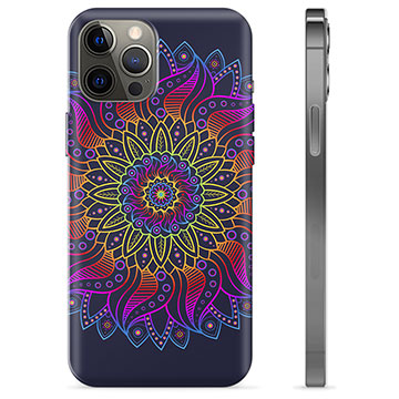 iPhone 12 Pro Max TPU Suojakuori - Värikäs Mandala