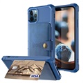 iPhone 12 Pro Max TPU-kotelo Korttikotelolla - Sininen