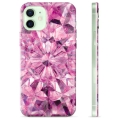 iPhone 12 TPU Suojakuori - Vaaleanpunainen Kristalli