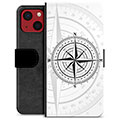 iPhone 13 Mini Premium Lompakkokotelo - Kompassi