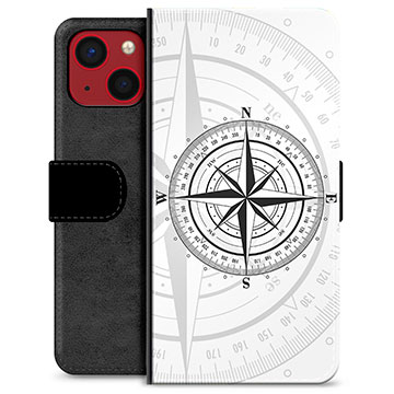 iPhone 13 Mini Premium Lompakkokotelo - Kompassi