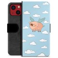 iPhone 13 Mini Premium Lompakkokotelo - Lentävä Possu