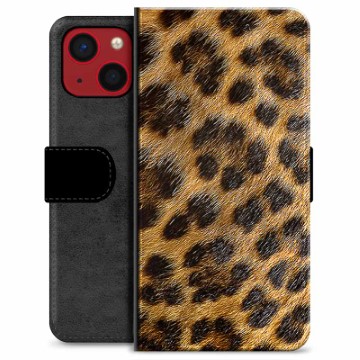 iPhone 13 Mini Premium Lompakkokotelo - Leopardi