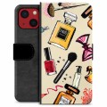 iPhone 13 Mini Premium Lompakkokotelo - Meikki