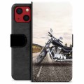 iPhone 13 Mini Premium Lompakkokotelo - Moottoripyörä