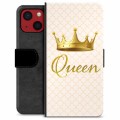 iPhone 13 Mini Premium Lompakkokotelo - Kuningatar
