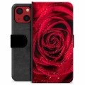 iPhone 13 Mini Premium Lompakkokotelo - Ruusu