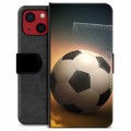 iPhone 13 Mini Premium Lompakkokotelo - Jalkapallo