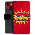 iPhone 13 Mini Premium Lompakkokotelo - Super Äiti