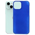 iPhone 13 Mini Kumipäällysteinen Muovikuori - Sininen