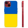 iPhone 13 Mini TPU Kotelo Ukrainan Lippu - Keltainen ja vaaleansininen