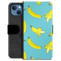 iPhone 13 Premium Lompakkokotelo - Banaanit