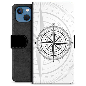 iPhone 13 Premium Lompakkokotelo - Kompassi