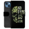 iPhone 13 Premium Lompakkokotelo - No Pain, No Gain
