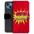iPhone 13 Premium Lompakkokotelo - Super Äiti