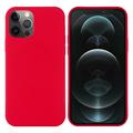 iPhone 13 Pro Max Nestemäinen Silikoni Suojakuori - MagSafe-yhteensopiva - Punainen