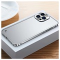 iPhone 13 Pro Max Bumper Metallico Muovinen Takaosa - Hopea