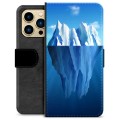 iPhone 13 Pro Max Premium Lompakkokotelo - Jäävuori
