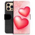 iPhone 13 Pro Max Premium Lompakkokotelo - Rakkaus