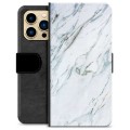 iPhone 13 Pro Max Premium Lompakkokotelo - Marmori