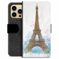 iPhone 13 Pro Max Premium Lompakkokotelo - Pariisi