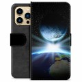 iPhone 13 Pro Max Premium Lompakkokotelo - Avaruus