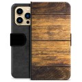 iPhone 13 Pro Max Premium Lompakkokotelo - Puu