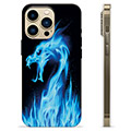 iPhone 13 Pro Max TPU Suojakuori - Sininen Tulinen Lohikäärme