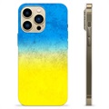 iPhone 13 Pro Max TPU Kotelo Ukrainan Lippu - Kaksisävyinen