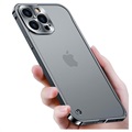 iPhone 13 Pro Bumper Metallico Muovinen Takaosa - Musta
