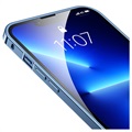 iPhone 13 Pro Bumper Metallico Muovinen Takaosa - Sininen