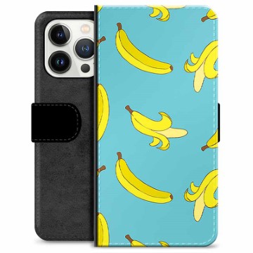 iPhone 13 Pro Premium Lompakkokotelo - Banaanit