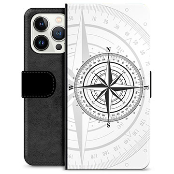 iPhone 13 Pro Premium Lompakkokotelo - Kompassi