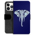 iPhone 13 Pro Premium Lompakkokotelo - Norsu