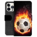 iPhone 13 Pro Premium Lompakkokotelo - Tulijalkapallo