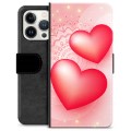iPhone 13 Pro Premium Lompakkokotelo - Rakkaus