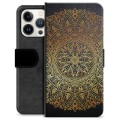 iPhone 13 Pro Premium Lompakkokotelo - Mandala