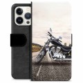 iPhone 13 Pro Premium Lompakkokotelo - Moottoripyörä