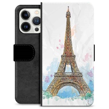 iPhone 13 Pro Premium Lompakkokotelo - Pariisi
