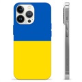 iPhone 13 Pro TPU Kotelo Ukrainan Lippu - Keltainen ja vaaleansininen
